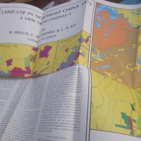 【地图】LAND USE IN NORTHEAST CHINA1973 A VIEW FROM LANDSAT-1中国东北部土地使用情况a