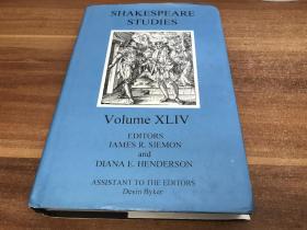 SHAKESPEARE STUDIES Volume XLIV