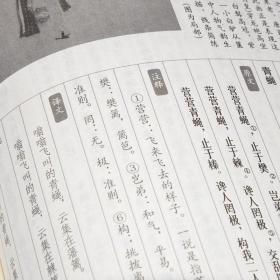 正版 诗经 尚书 文白对照 原著原文注释白话文译文简体竖排插图版