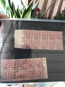 古典意客邮邮票 加盖占领地殖民地发行 10连2件。单15一枚打包优惠