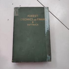 forest economics and finance【英文原版1943年，24开硬精装如图实物图】