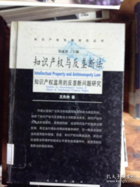 知识产权与反垄断法:知识产权滥用的反垄断法问题研究