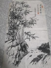 徐远明书画 45X82cm  镜片 保真