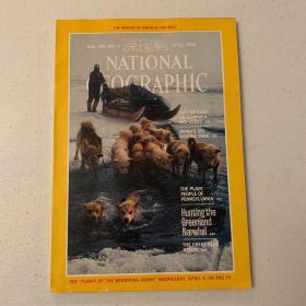 (从美国发货)national geographic 美国国家地理 1984年4月c 加利福尼亚，宾夕法尼亚，日本，格陵兰独角鲸，蓝鹭鸟