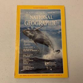 (从美国发货)national geographic 美国国家地理 1984年1月阿拉斯加，鲸鱼，丝绸，西班牙加泰罗尼亚，澳大利亚