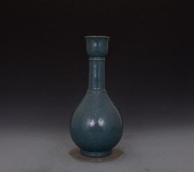 宋龙泉窑蓝釉瓶