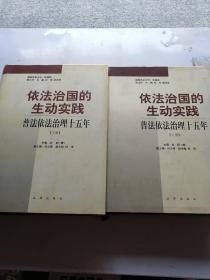 依法治国的生动实践 普法依法治理十五年 上下