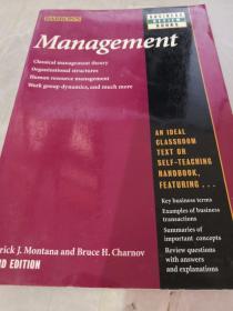 Management（Third Edition）【管理学，帕特里克J蒙塔纳，英文原版】