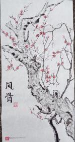 国画梅花纯手绘