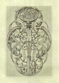 奥地利铜版雕刻鼻祖级大师--考斯曼藏书票原作10