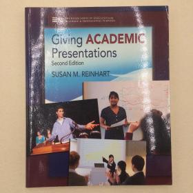 Giving ACADEMIC Presentations Second Edition