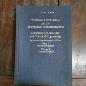 [德文原版影印]Wörterbuch der Chemie und der chemischen Verfahrenstechnik：Bd.1（《化学和化工辞典：1.德英对照》精装,见图）