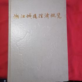 浙江城区经济概览（92年一版一印，仅印3.5千册）16开正版精装本