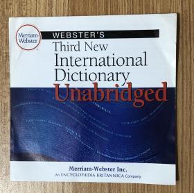 Webster’s Third New International Dictionary Unabridged, V 2.5 Compact Disc Data Storage