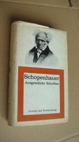 Schopenhauer:Ausgewählte Schriften (Urwille und Welterlösung)  德文原版 布面精装+书衣