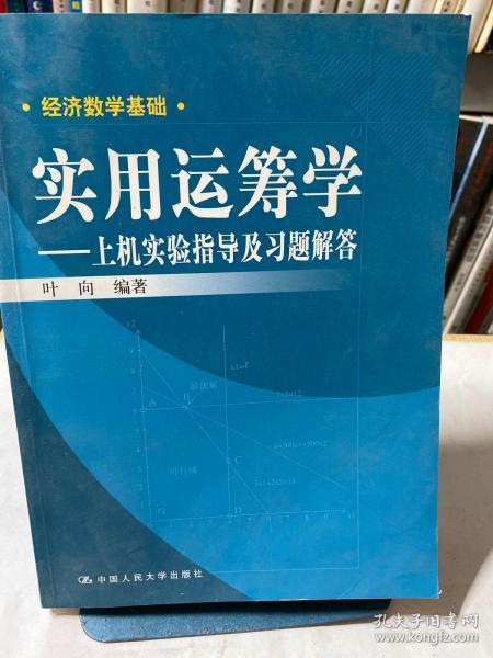 经济数学基础·实用运筹学：上机实验指导及习题解答