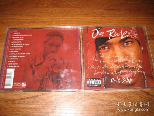 原版CD Ja Rule ‎ Rule 3:36