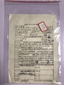 四类分子 评审地富反坏右分子调查呈批表 1965.2.23 洪子安 反革命 55.7.21在上海因反革命判8年 48年参加特务组织 参加会议1次 任伪上海鞋业工会后补理事