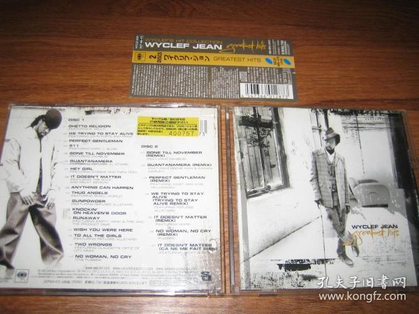 原版CD 2CD  Wyclef Jean Greatest Hits