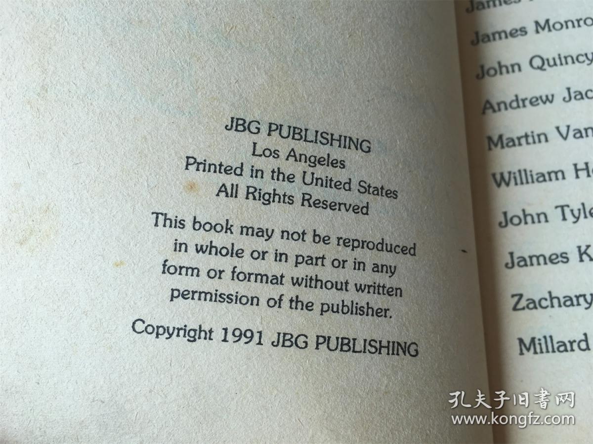 The Book of Presidents （英语）