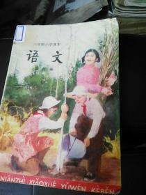 六年制小学课本语文第六   j  有划线