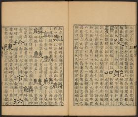 【提供资料信息服务】清乾隆八年黄晟据康熙57年项氏玉渊堂刻本重刊本：隶辨，顾蔼吉编，隶书字典，共八卷。本店此处销售的为该版本的仿古道林纸、彩色高清、无线胶装。