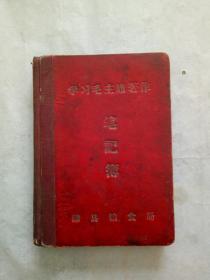 学习毛主席著作笔记薄-----潍县粮食局1965年