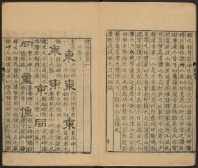 【提供资料信息服务】清乾隆八年黄晟据康熙57年项氏玉渊堂刻本重刊本：隶辨，顾蔼吉编，隶书字典，共八卷。本店此处销售的为该版本的仿古道林纸、彩色高清、无线胶装。