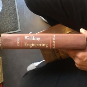 英文原版：Welding Engineering 工程类焊接 （1954年）