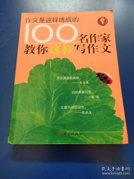 100名作家教你这样写作文