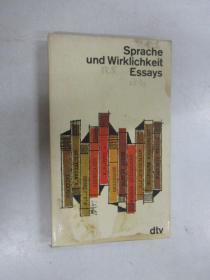 外文书   SPRACHE  UND  WIRKLICHKEIT  ESSAYS（共261页）