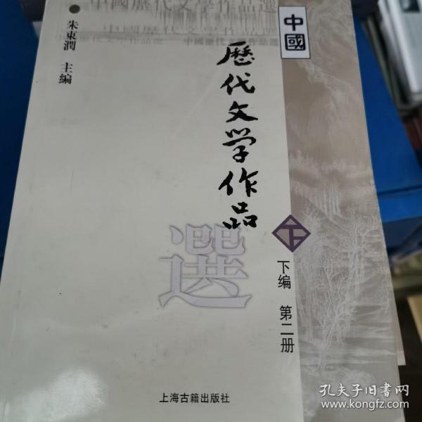 中国历代文学作品  下  （下编 第2册）