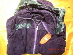 广州可怡时尚上衣外套女装，紫色 M160/84A，原价352，一等品