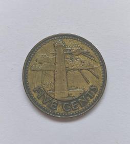 1979年巴巴多斯硬币5分