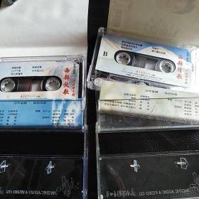老磁带：（西部情歌）王宏伟专辑（一）（二）。两盘合售