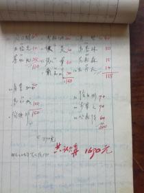 建国初期济南文史资料： 【 工作记录1957.2.第一季度供销平衡.肥皂.稥皂.胶鞋.硫化铅.火柴.毛巾.袜子.吴科长谈第三季度商业市场的估计，科长办公会讨论第二个五年计划轮廓要求，1957年公债.市人委会物资供应工作研究，关于整编工作的意见，赵市长研究物资供应工作，师哲关于目前形势的报告，毛主席在最高国务会议上的报告，毛主席的总结  ... 等95页内容， 看图描述 徐广刚.老红军一批藏品