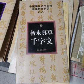 中国历代法书名碑原版放大折页之8：智永真草书千字文