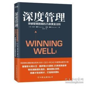 深度管理:突破管理困境的25条黄金法则