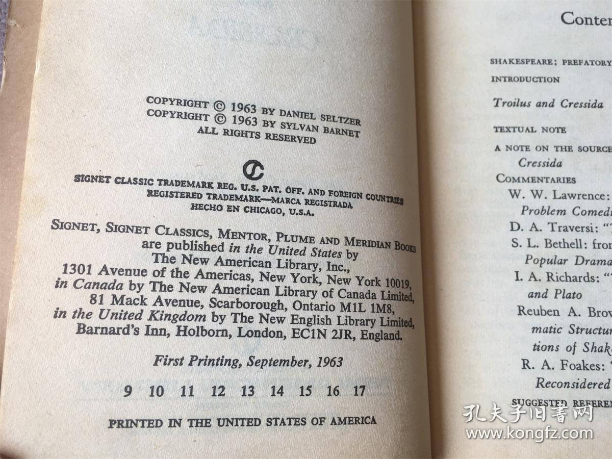 Troilus and Cressida / 特洛伊罗斯与克瑞西达 （英语）