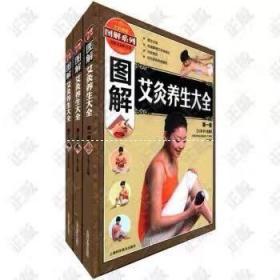 图解系列：图解艾灸养生大全（套装全3卷）/上海科学普及出版社 绝版包邮 大16开铜版纸 彩图