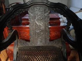 古董古玩老家具清代紫檀交椅