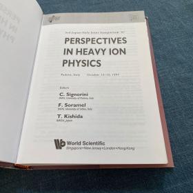 PERSPECTIVES IN HEAVY ION PHYSICS