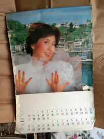 挂历---明星 模特 美女挂历－－1985年港台明星挂历6张全！少见挂历！内有:李司祺，汪明荃，郑裕玲，钟楚红，赵雅芝，刘瑞琪。开副大！