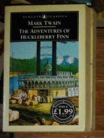 英文原版 The adventures of huckleberry finn by Mark Twain 著