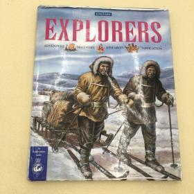 Explorers Hardcover – September 1, 2002 马可波罗游记英文原版彩色儿童书9780753454527