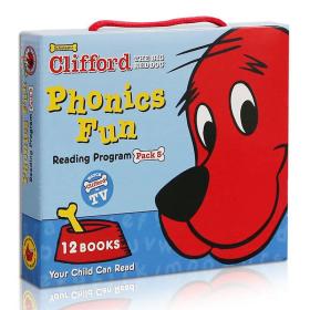 Clifford's Phonics Fun Box Set #5 (w/CD) 大红狗自然拼读法系列套装5(含CD) ISBN9780545649018