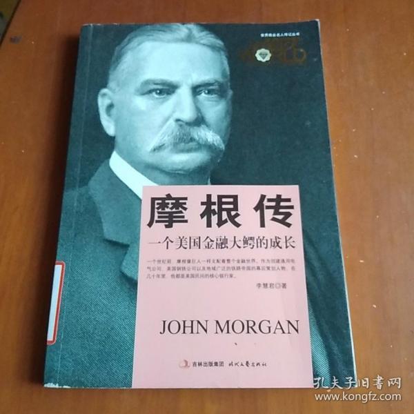 世界商业名人传记丛书：摩根传·一个美国金融大鳄的成长