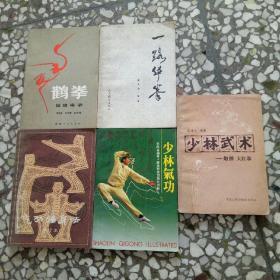 武术类:鹤拳【福建南拳】【一路华拳】【少林武术】【气功强身法】【少林气功】五本和售