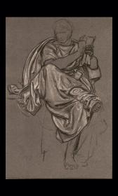 1882年照相凹版画《罗马式长袍》
绘画：爱德华·约翰·波因特 
尺寸：31×21cm 
版本：原作 初版 保真 