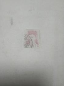 外国小邮票 日本菩萨图案